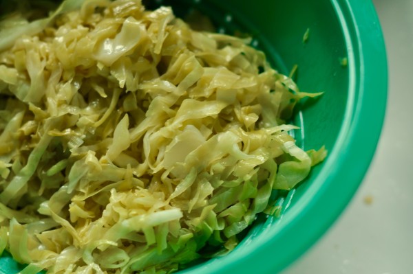Sweetheart cabbage cooked