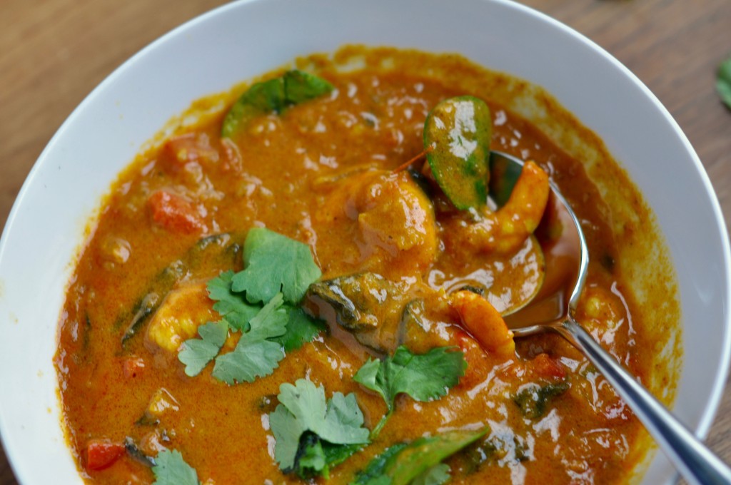Easy prawn curry