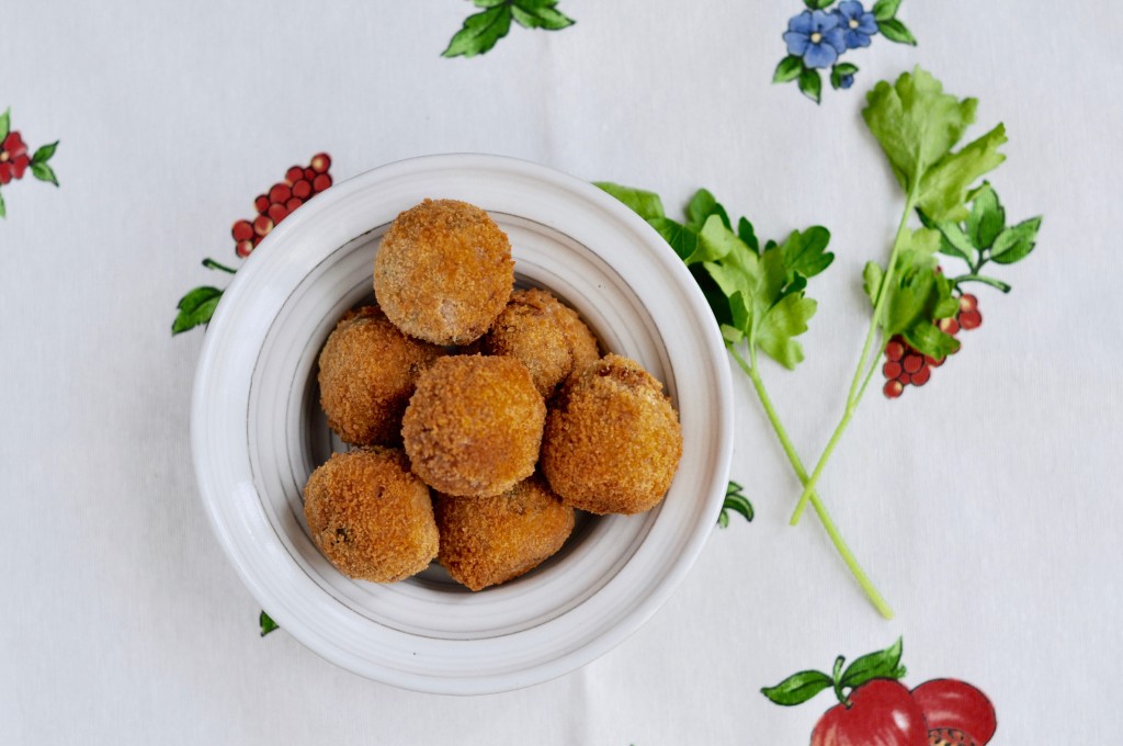 Game sausage croquettes